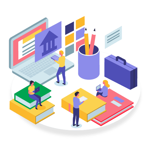 Academic Resources Illustration