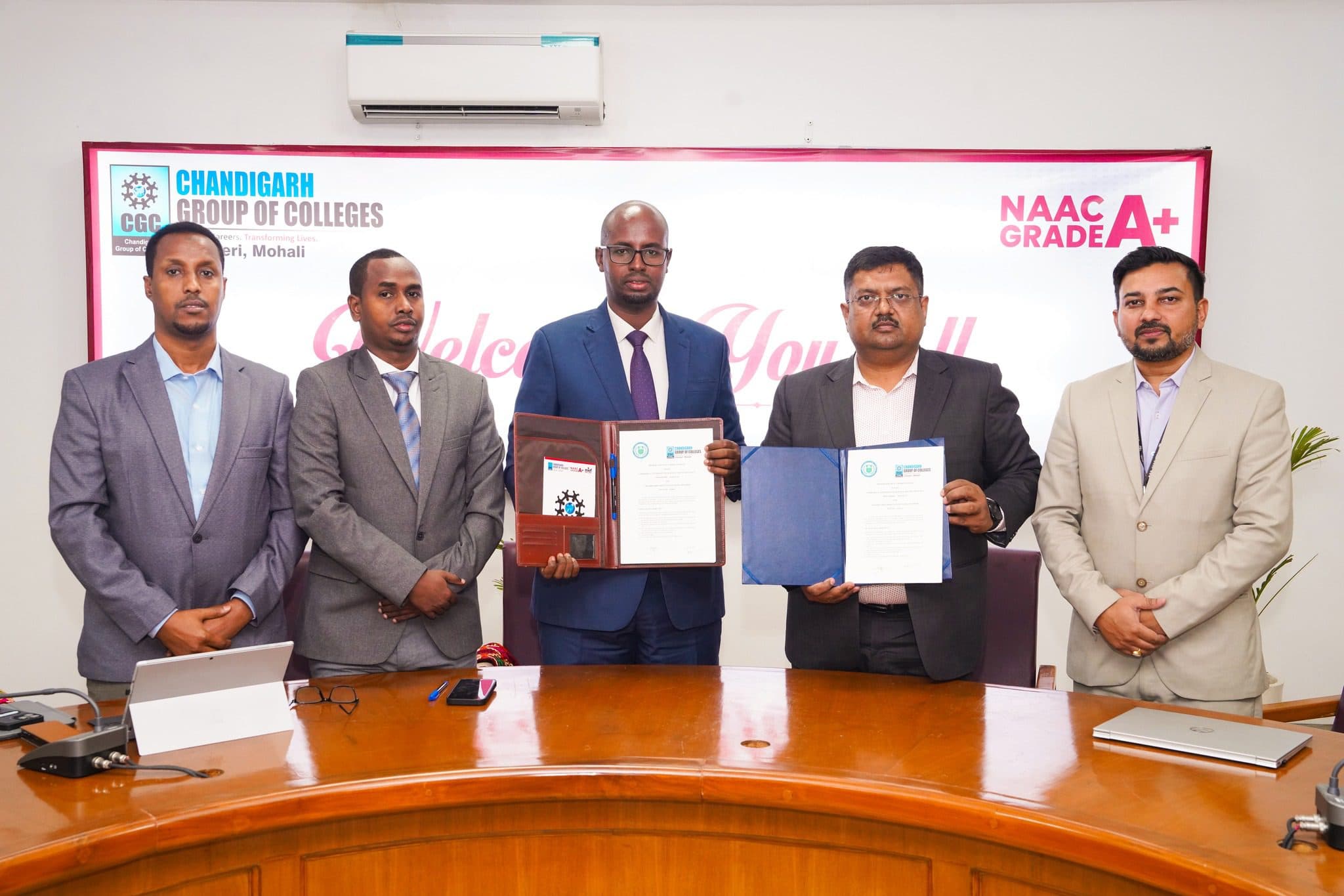 JUST Signs MoU with Chandigarh Group of Colleges to Advance Academic Cooperation