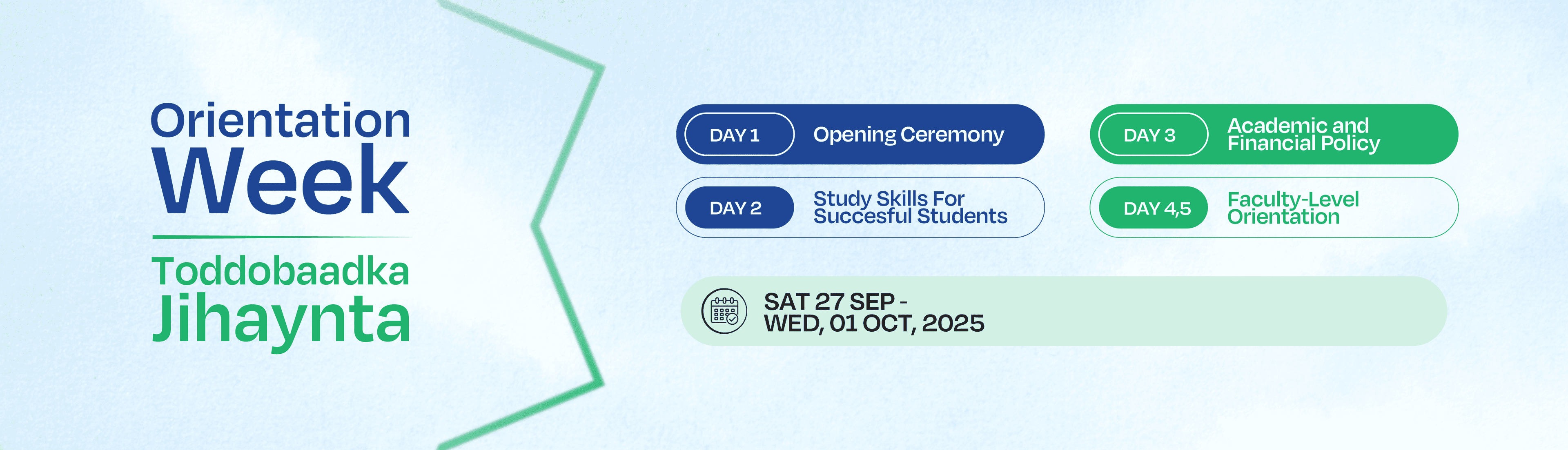 Welcoming New Students – Academic Year 2025-026